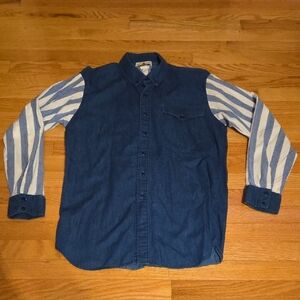 Vintage 1990s  Dakota Sunset Oxford Button Down Shirt.